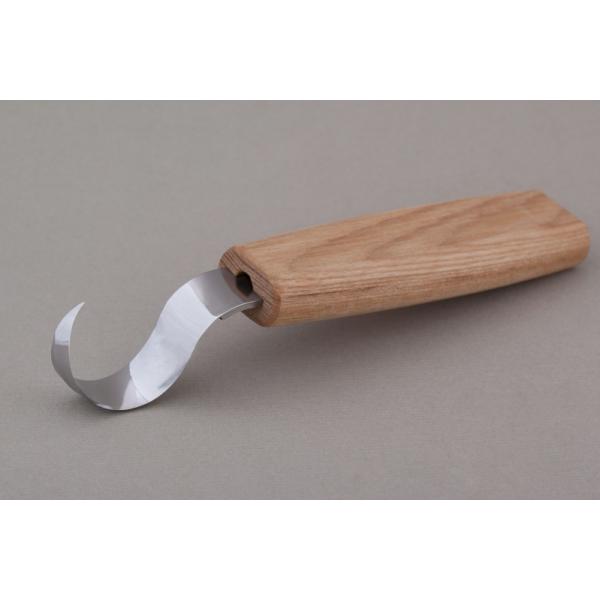 BeaverCraft SK1 Right Handed Hook Spoon Wood Carving Knife with Ash Handle