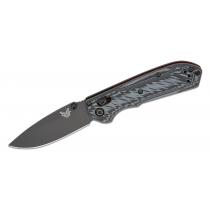 Benchmade Mini Freek Folding Knife - 3" CPM-M4 Black DP Blade Black and Gray G10 Handle