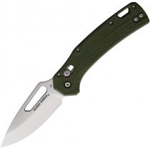 Blackfire Pivot Lock Back Knife - 3" Blade Green Nylon Handle