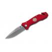 Boker Magnum Fire Brigade - 3.34" Blade, Glass Breaker, Belt Cutter, Carry Clip and Red Handle