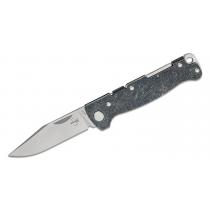 Boker Plus Atlas Backlock Pocket Knife - 2.8" Satin CP Blade, Dark Stonewashed Stainless Steel Handle