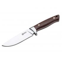 Boker Arbolito Hunter Wood Fixed Blade Knife - 4.72" Blade, Ebony Wood Handle