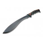 Boker Magnum CSB Kukri Machete - 11.81" Black Blade, Black and Orange Handle, Nylon Sheath 02RY690