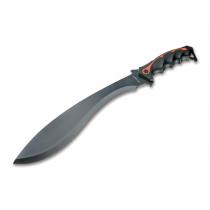 Boker Magnum CSB Kukri Machete - 11.81" Black Blade, Black and Orange Handle, Nylon Sheath 02RY690