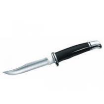 Buck 102 Woodsman Knife Black - 4" Blade - Full Tang Bushcraft and Survival Knife