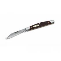Buck 379 Solo UK EDC Clip Blade Pocket Knife 2-5/8" Closed, Woodgrain Handles