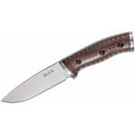 Buck 863 Selkirk Survival Knife Fixed 4.625" Blade, Brown Micarta Handle