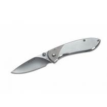 Buck 327 Nobleman Folding 2.6" Coated Blade w/Stainless Handle & Clip