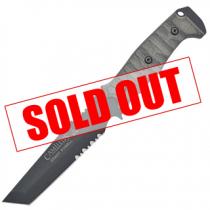 Camillus DAGR Fixed Blade Knife - 5.75" Black Coated Carbon Blade