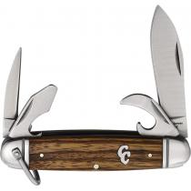 Cattlemans Cutlery Sagebrush Trail Scout Pocket Knife - Spear, Wharncliffe and Can Opener