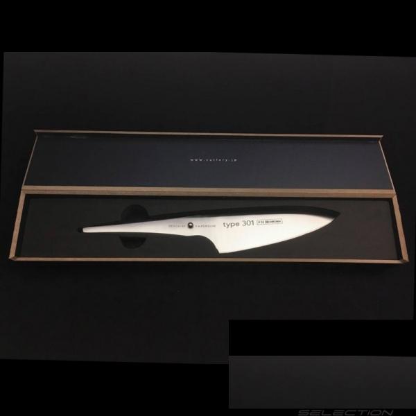 Chroma 6" Professional Japanese Cooks Knife - All Metal P03 Type 301 with Gift Box - Designed by F.A Porsche 