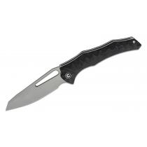 CIVIVI Knives Gavko Spiny Dogfish Folding Knife - 3.47" Blade, Milled Black G10 Handle