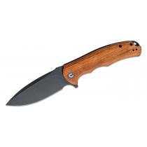 CIVIVI Knives C803H Praxis Knife - 3.75" Black Stonewashed DP Blade Cuibourtia Wood Handles