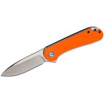 CIVIVI Knives C907R Elementum Knife - 2.96" D2 Satin Blade Orange G10 Handle Liner Lock