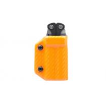 Clip & Carry Kydex Sheath for Leatherman Charge and Charge+ - Orange Carbon Fibre