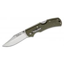 Cold Steel 23JC Double Safe Hunter Folding Knife - 3.5" Clip Point Blade OD Green GFN Handle