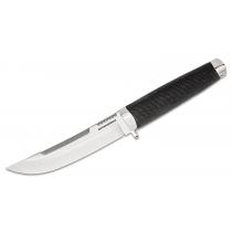 Cold Steel Outdoorsman San Mai Knife - 6" VG-10 Blade, Black Kray-Ex Handles, Polymer Sheath