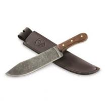 Condor Hudson Bay Knife - 8.5" Carbon Steel Classic Blade, Hardwood Handle, Leather Sheath