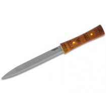 Condor Tribal Roots Knife 8.94" 1095 Carbon Steel Blade, Walnut Wood Handle, Walnut Sheath