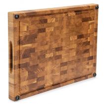 Cookizar End Grain Oak Cutting Board - 16.9" x 13"