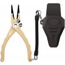 Danco Admiral Series Fishing Pliers - 7.5" Teflon Coated - Sandstorm Handle - Side Cutters - Rubber Sheath and Belt Clip