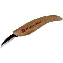 Flexcut KN14 Roughing Knife 2" Carbon Steel Blade, Ash Wood Handles
