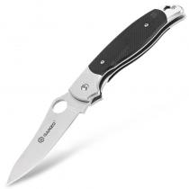 Ganzo G7372 Black Pocket Knife - 3" Stainless Steel Blade, Black G10 Handle