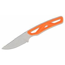Gerber Exo-Mod Fixed Blade Knife, Stonewashed Caper Blade, Orange Handles, Snap-Together Modular Sheath