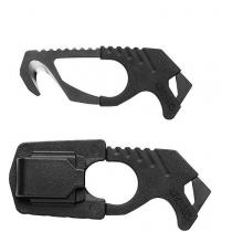 Gerber Strap Cutter - Black - 420HC Steel - Rubber Grip -Glass Breaker