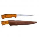 Helle Steinbit Fish Filleting Knife - 6.02" Blade Curly Birch Handle
