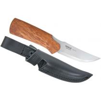 Helle Earth Knife - 3.77" Blade Curly Birch Handle