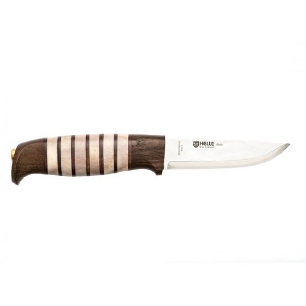 Helle Rein Knife - 2023 Limited Edition, 3.54" H3LS Stainless Steel Blade, Dark Oak Handle
