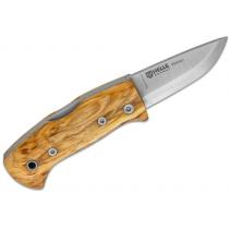 Helle HEL662 Kletten Lockback Folding Knife 2.125" Triple Laminated Blade, Curly Birch Handle