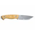 Helle Utvaer Knife - 3.89" Sandvik 12C27 Steel Blade Curly Birch and Vulcan Fibre Handle