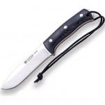 Joker Knives Nomad Knife - 5" Blade Micarta Handle Leather Sheath and Firesteel