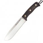 Joker Knives Nomad Knife - 6.5" Blade Walnut Handle Sheath and Firesteel