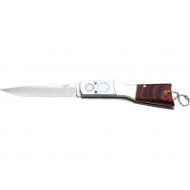 Joker JKR116 Red Wood Handle - 3.54" Blade with Stainless Brass Bolder Folding Pocket Knife