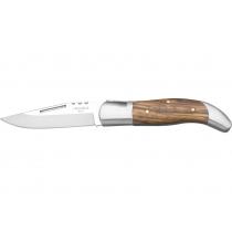 Joker JKR309 Laguiole Folding Pocket Knife with Wood Scales Handle - 3.54" Blade