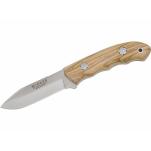 Joker CO85 Teckel Knife with Spey Point - 3.74" MOVA Steel Blade - Olive Wood Handle