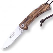 Joker NB134 Coker Folding Pocket Knife - 3.54" Blade, Bocote Wood Handle