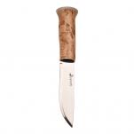 Karesuando Bjornen Light Fixed Blade Knife - 5.11" Blade, Curly Birch Handle