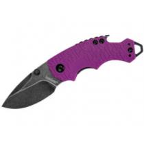 Kershaw Shuffle Multi-Function Folding Knife 2.4" Blackwash Plain Blade, Purple GFN Handles