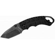 Kershaw Shuffle II Blackwash Multi- Function Folding Knife 2.25" Blackwash Plain Blade, Glass-Filled Nylon Handles