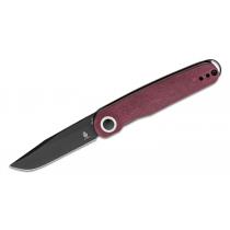Kizer Squidward Folding Knife - 2.81" 154CM Satin Clip Point Blade Red G10 Handle