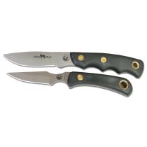 Knives of Alaska Alpha Wolf D2 and Cub Combo SureGrip Knife Set