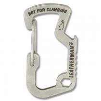 Leatherman Stainless Steel Carabiner Accessory with Bottle Opener, 1/4 Inch Hex Wrench