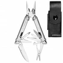 Leatherman Free P2 - One Handed Opening Multi Tools - 19 Tools with Leather Sheath