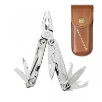 Leatherman Rev Multi-Tool Stainless Steel with Brown Heritage Leather Sheath