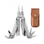 Leatherman Surge Stainless Steel with Brown Heritage Sheath