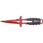 Mac Coltellerie Apnea9 Carbon Diving Knife - 2.75" Red Blade